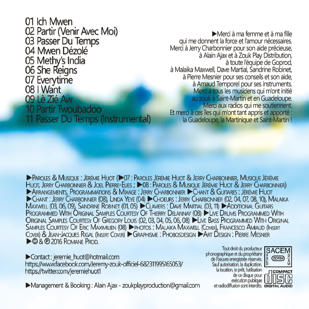 Visuel Verso Album She Reigns - Jeremy